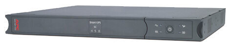 Интерактивный ИБП APC by Schneider Electric Smart-UPS SC450RMI1U серый